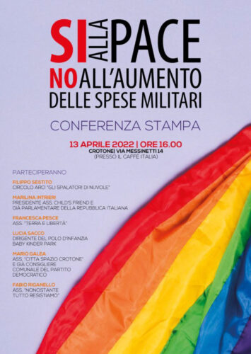 13 aprile 2022 | “Sì alla pace” di Child’s Friends: Conferenza stampa con le Associazioni
